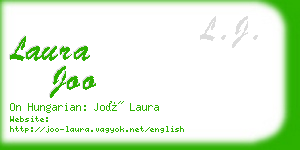 laura joo business card